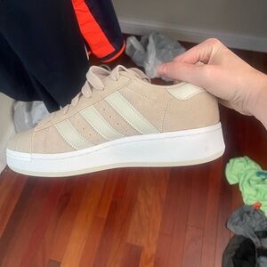 Adidas super star beige